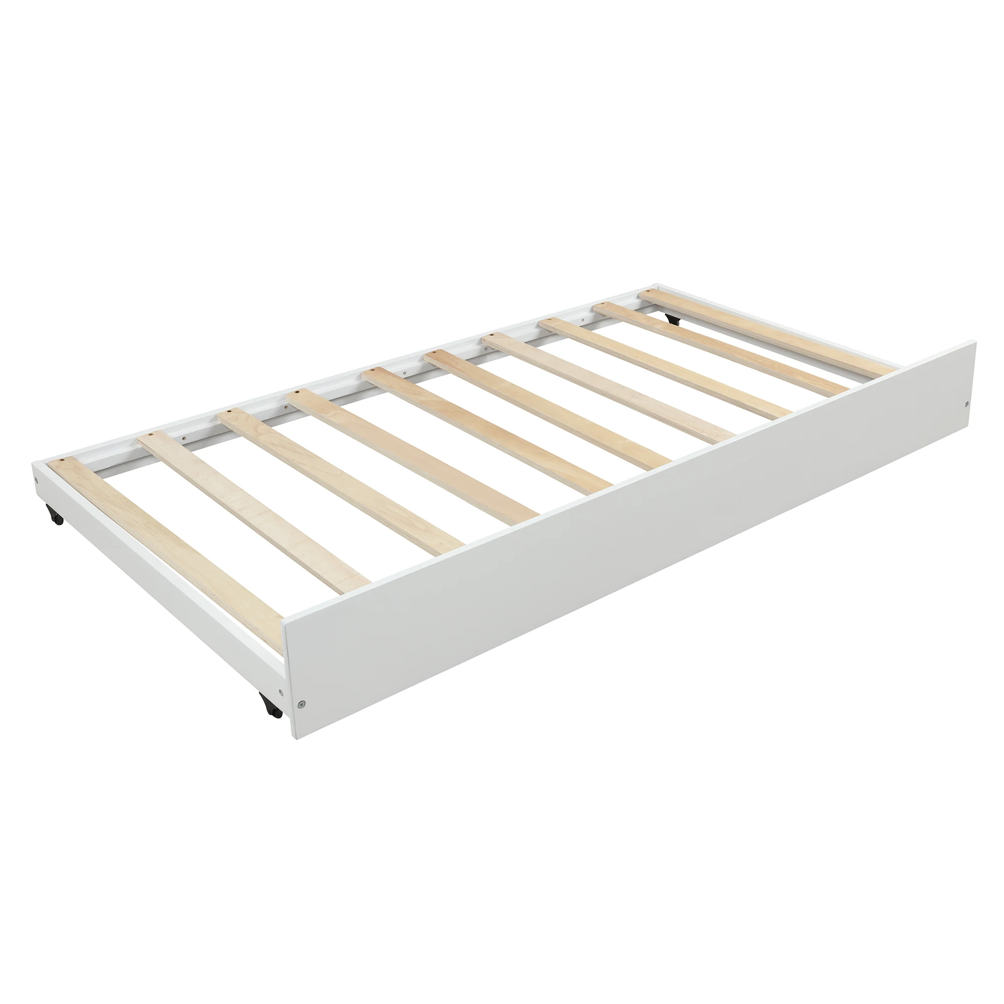 
 Twin Over Full Bunk Bed With Drawers,Storage and Slide, Multi-function, white(New)  