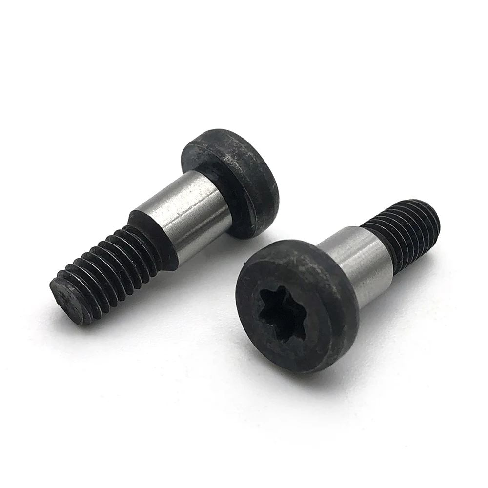 Hardware prendedor fabricante m3 m4 m5 m6 preto acabamento bot&atilde;o cabe&ccedil;a torx meia m&aacute;quina rosca ombro parafusos