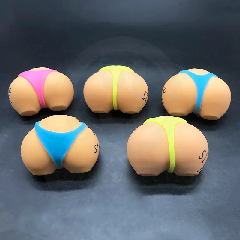 Забавные сжимаемые ягодицы мягкие нетоксичные новые игрушки для снятия стресса Антибактериальный мяч из ТПР гелевые игрушки-антибактериальные