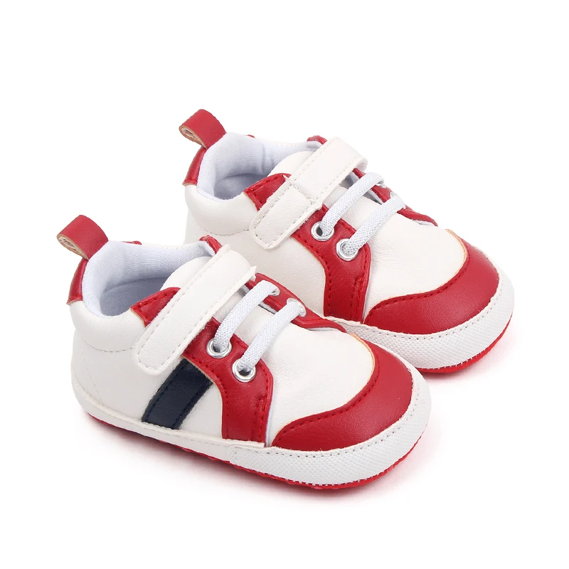 Spring and Autumn  Color Matching PU Surface Baby Walking Shoes Leisure Baby Shoes details