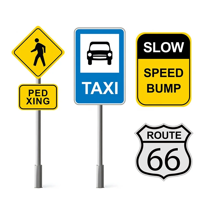 Traffic Road Safety Warning Control Sign Board High Reflective Sheeting Aluminum Street Parking Stop Signs Blanks Traffic Signs