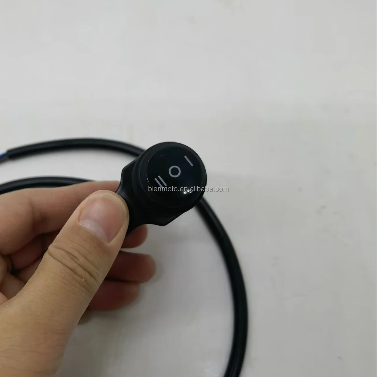 Черная кнопка включения/выключения фары на руль из алюминиевого сплава водонепроницаемый переключатель Аксессуары для