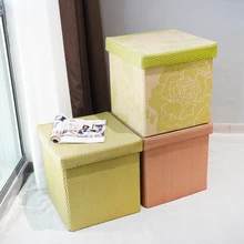 Manufacturer Custom Folding Storage Ottoman Folding Ottoman Stool