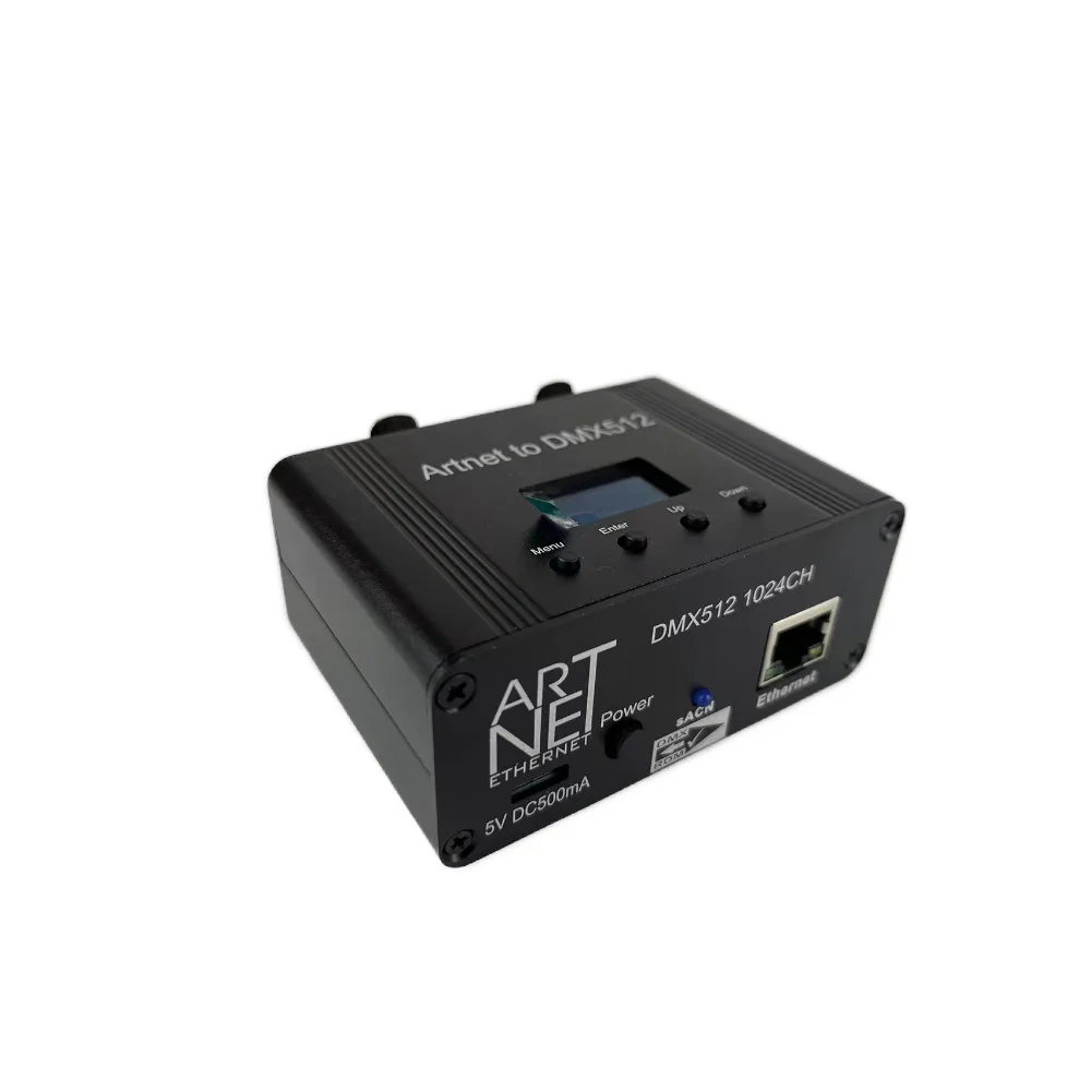 ArtNet Sacn DMX 512 Ethernet Lighting RDM Controller  2 Universe 1024ch