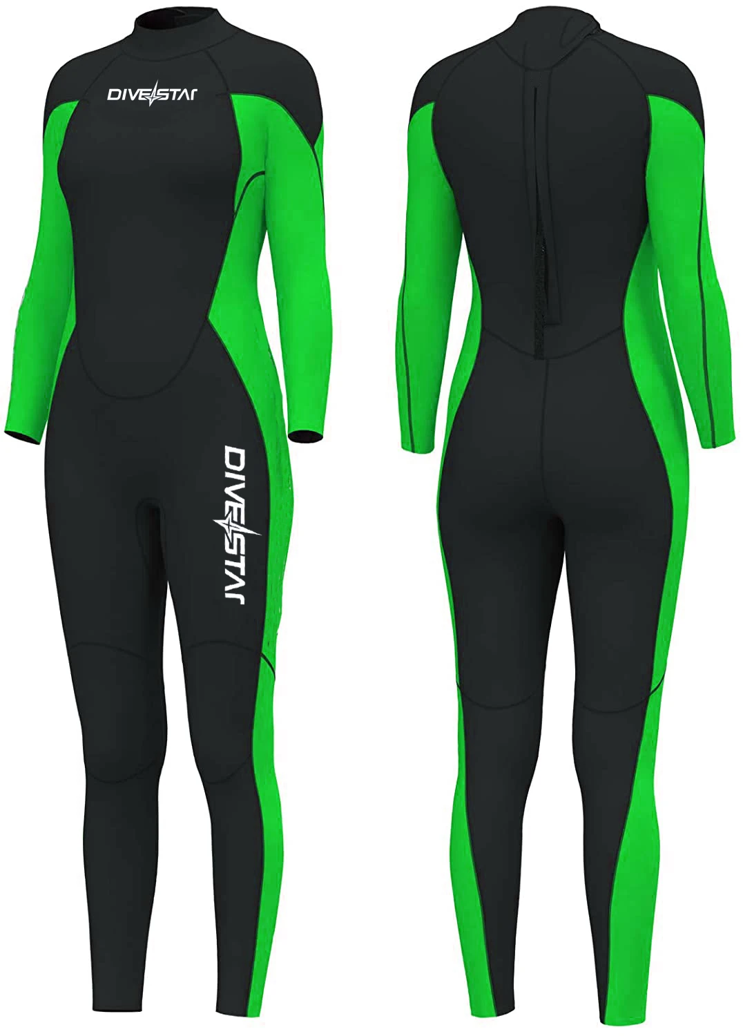 DIVESTAR卸売価格3mm 5mmネオプレンワンピース長袖フルボディウェット