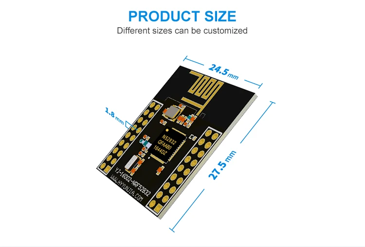 Holyiot Nrf52832 Module Supplier Ble Beacon Temperature And Humidity