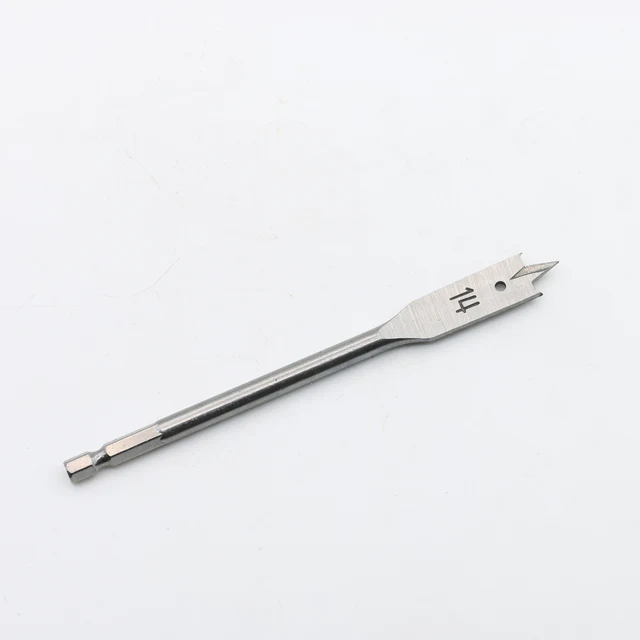 9/16 Inch 14mm Hex Shank Woodworking Spade Drill Bit Set Flat Wood Drill Bits