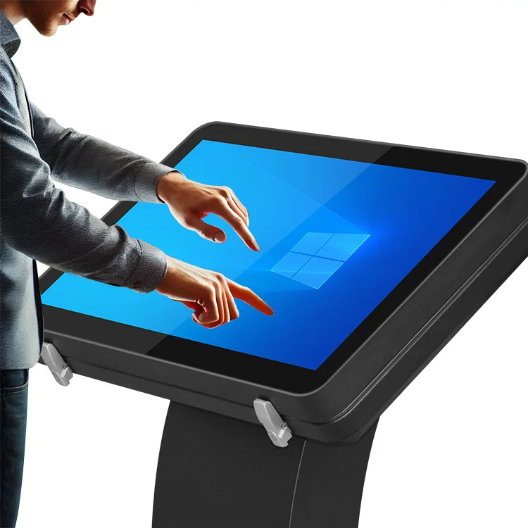 Touch-enabled interactive outdoor information kiosk