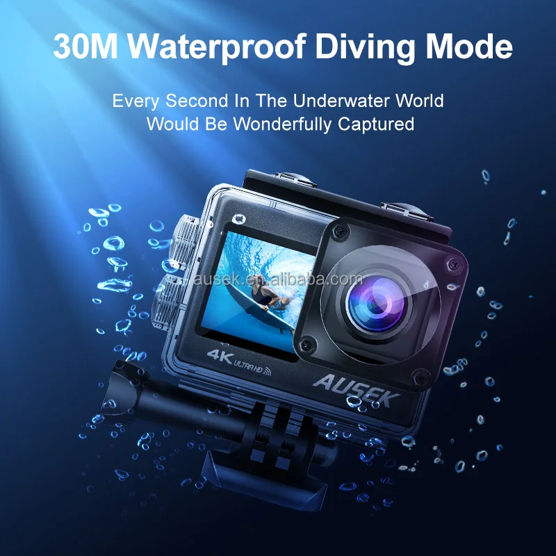 Akaso Brave 7 Le Insta 360 Gopro Hero12 Black - Waterproof Action ...