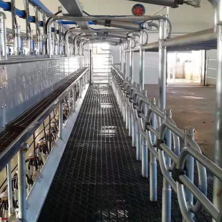 heavy duty long roll rubber cow matting with integral steel cable system for walkways/milking parlours