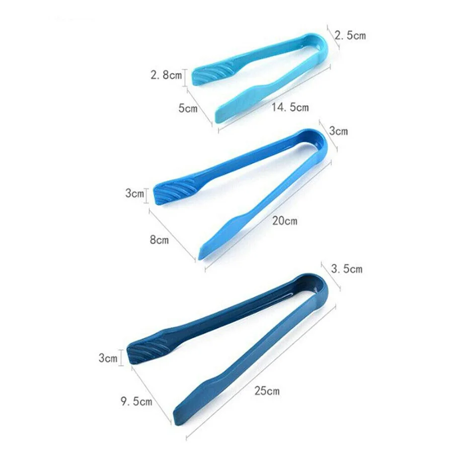 Hot Sale 6/8/10 Inch Kitchen Cooking Vegetable Bread Tong Nylon Food