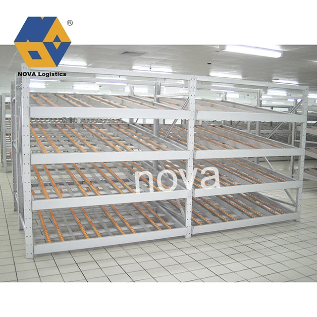 NOVA Metal Rack Manufacturer Gravity Carton Flow Warehouse Rack Medium Duty Storage Racks Boltless Shelving Heavy Duty Shelf