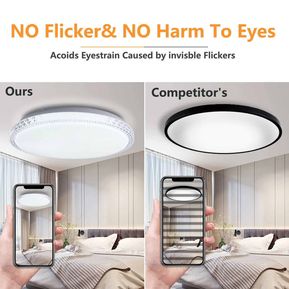 40w Wifi Modern Led Ceiling Light Smart for Home Led Indoor Motion Sensor Flat Ceiling Light Pop Light Fitting Ceiling