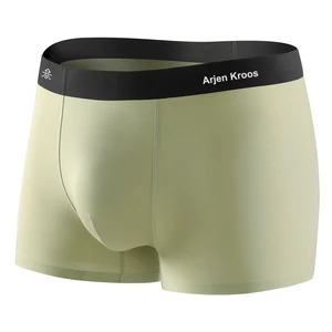 Custom Waistband 3D logo Seamless Man Breathable Underwear Silky Soft Touch Modal Fancy Boxer Briefs for Men