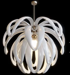 Art Deco Modern Oval Chandelier Crystal Murano Glass Blown Glass Commercial Handmade Chandelier