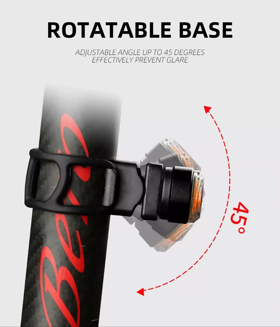 Victop Fanale Posteriore Per Bicicletta Con Telecomando Telecomando Senza Fili 9 Modalita Colore Luce Posteriore Per Bicicletta Usb Ricaricabile Fanalini Posteriori Con Indicatori Di Direzione