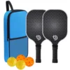 Set 2 raquetas + 4 pelotas + 1 bolsa azul 720g