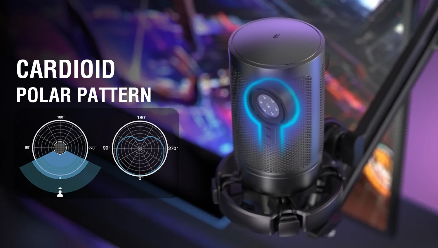 Fifine A6t Usb Condenser Microphone Professional Podcast Mic Studio