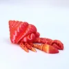 14cm red gold big-eyed hermit crab
