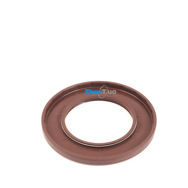 thumbnail image 2 of TC Oil Seal Unique Bargains Universal Oil Seal TC Double Lip W Steel Spring Seal Ring Rotary Shaft Seal 17x35x7mm High Pressure Fkm Rubber Brown 5 Pcs Rotary Shaft Seal Replacement 2 of 11