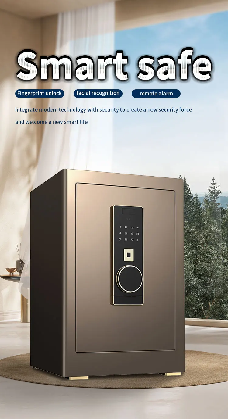 CEQSAFE High Quality Manufacturer Face Recognition TUYA APP Fingerprint Safe Box Electronic Digital Metal Safe Box manufacture