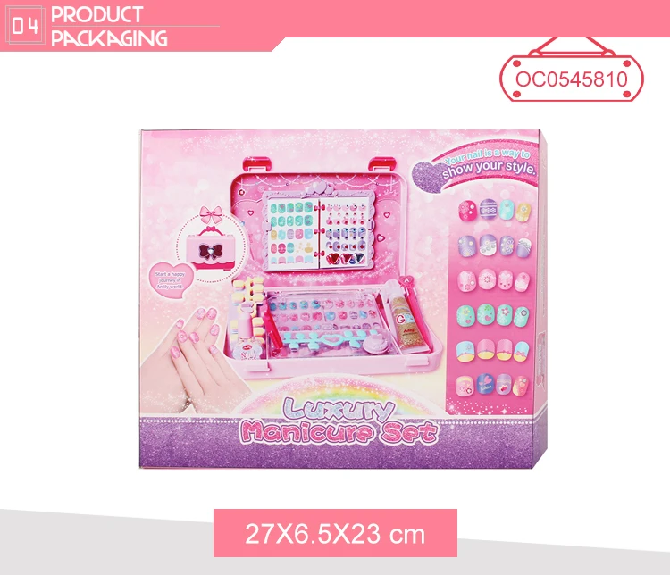 Diy new nail art arrived sticker kits for beautiful girls