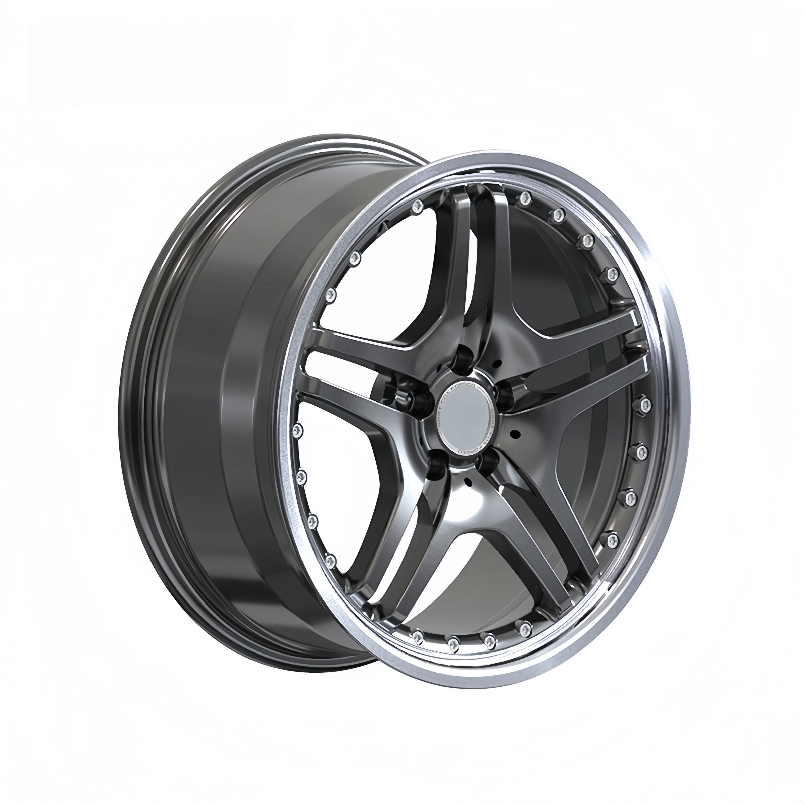 XINLAI Hot Sale 2 Piece Forged Brushed Polished 5x120 5x112 5x114.3 18 19 20 21 22 Inch Wheel for Racing Car Wheel - Image 1