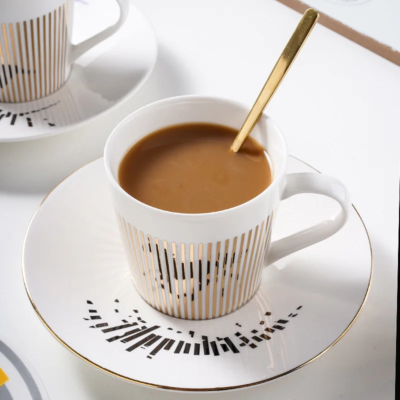 Fancy Dynamic Pattern Luycho Mirror Espresso Cup Reflective 3d Tea Coffee Cup Ceramic Coffee Cup