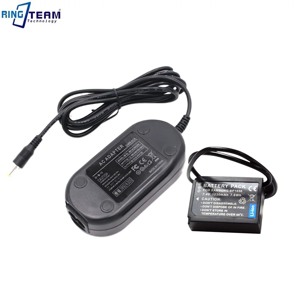 POWERBASE AC/DC パワーサプライ BP-1030 Dummy Battery & AC Power Adapter for Samsung NX200, NX210