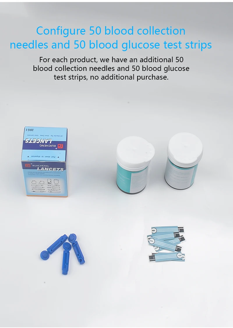 Portable Digital Glucometer Blood Smart Sugar Glucose Meter