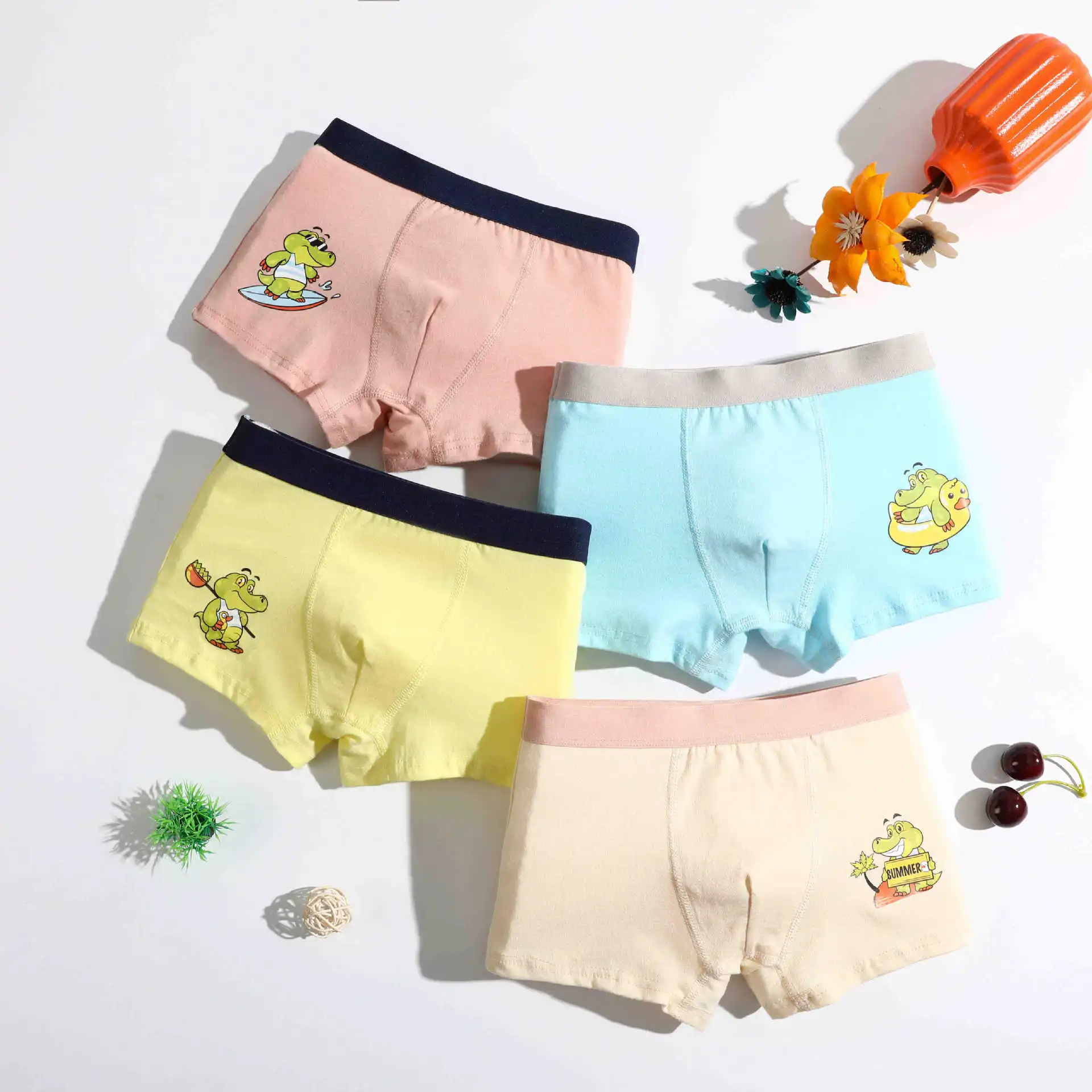 Calzoncillos de dibujos animados para niños, ropa interior 95% de algodón,  cómoda y transpirable, Bóxer, venta al por mayor| Alibaba.com