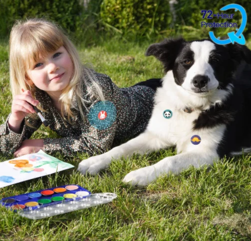 Натуральные ингредиенты безопасный милый дизайн для улицы и дома против комаров репелленты наклейки детей