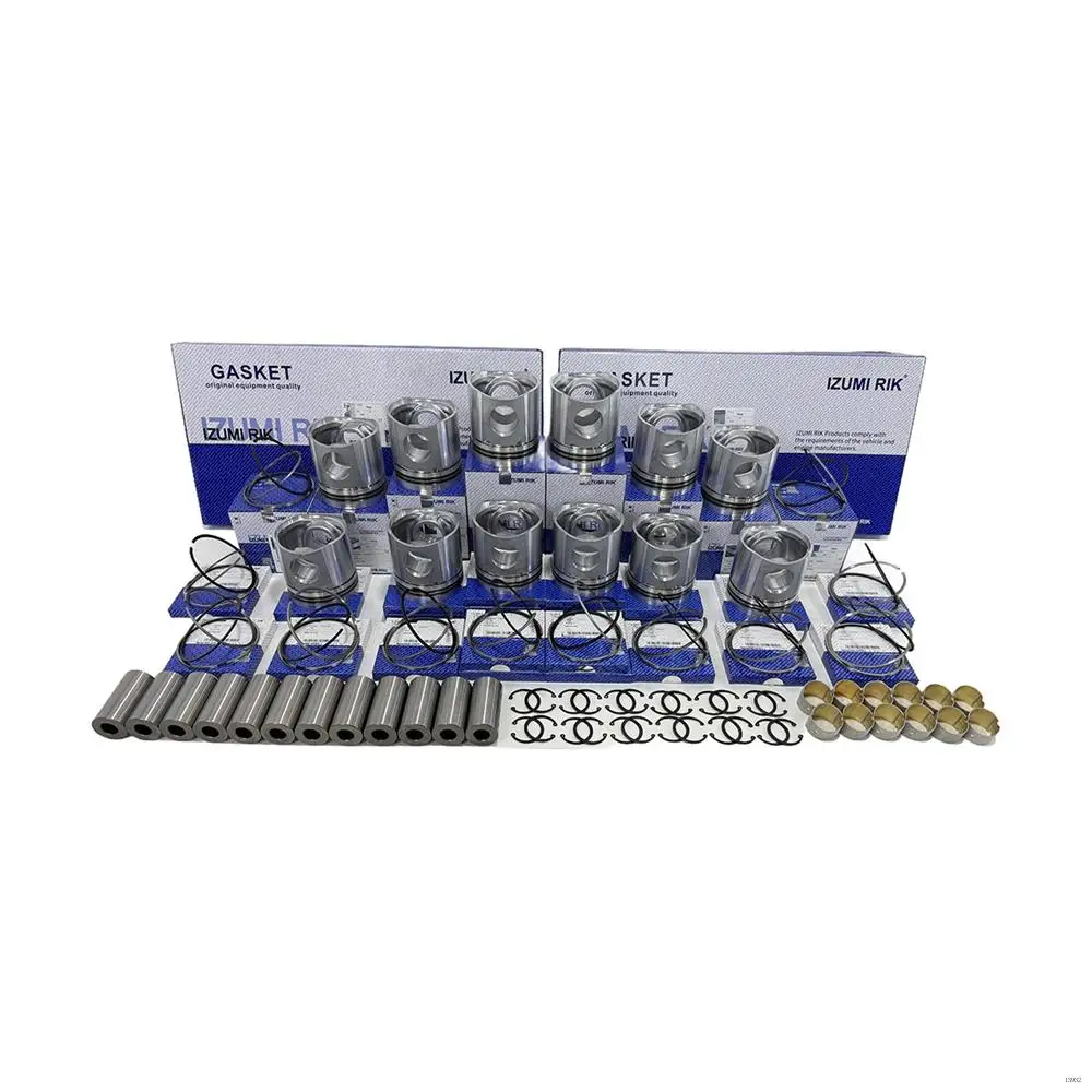 Replacement Engine Parts IZUMI RIK Piston & Piston Ring Set for KTA150