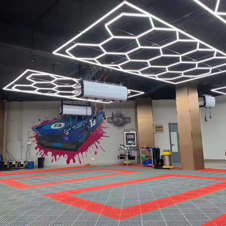 SCARCITY LED Hexagon Ceiling Mount Light