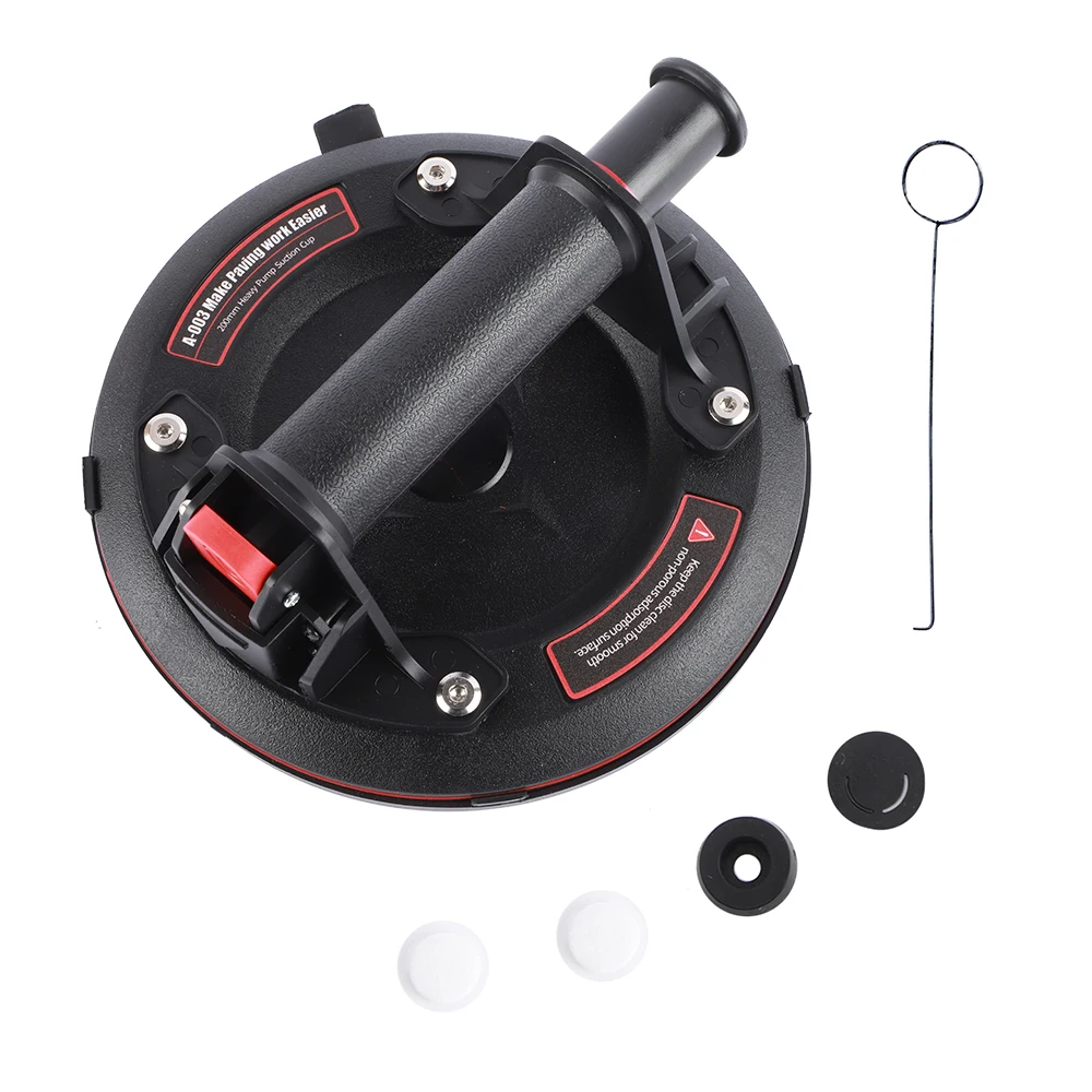 8" Hand Pump Suction Cups Heavy Duty Vacuum Suction Cup to Lift Large ...