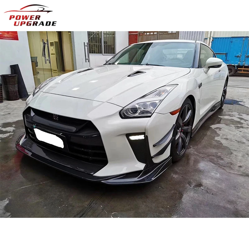 For Nissa Gtr 35 Top Secret Style Carbon Fiber Front Bumper Rear Bumper ...