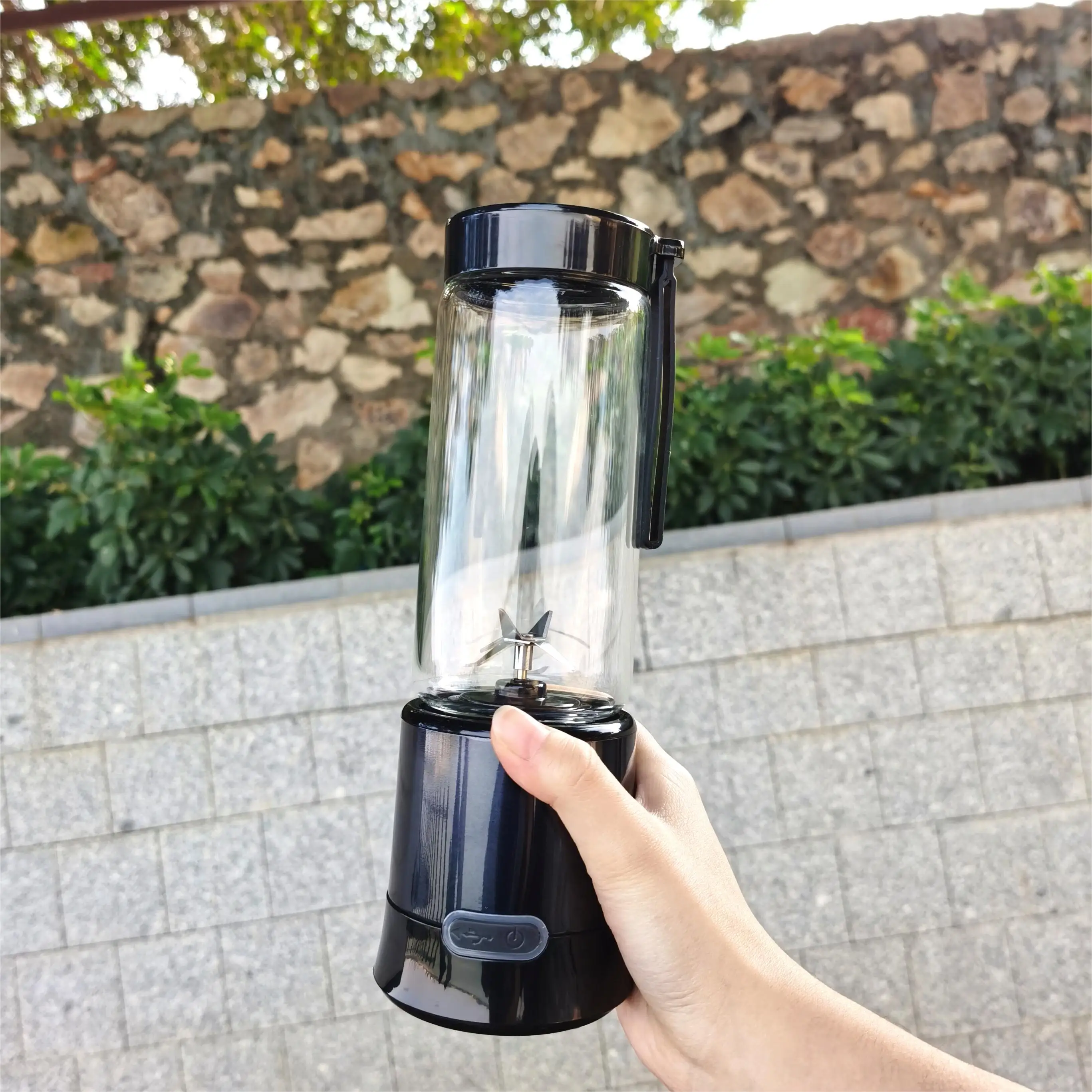 New Design Juicer Stainless Steel Glass  Portable Blender Smoothie Maker  Mini Juicer Travel Usb Rechargeable Blender Cup - Buy Portable Blender,Usb  Blender,Usb Juicer Blender Product on 