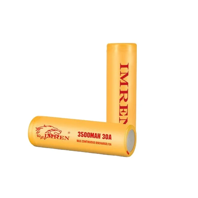 3.7v 3500mah 30A 18650 IMREN li-ion 3.8v battery