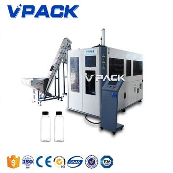 Automatic 4 cavity stretch blow molding machine Electric oven heating preform Aluminum mold