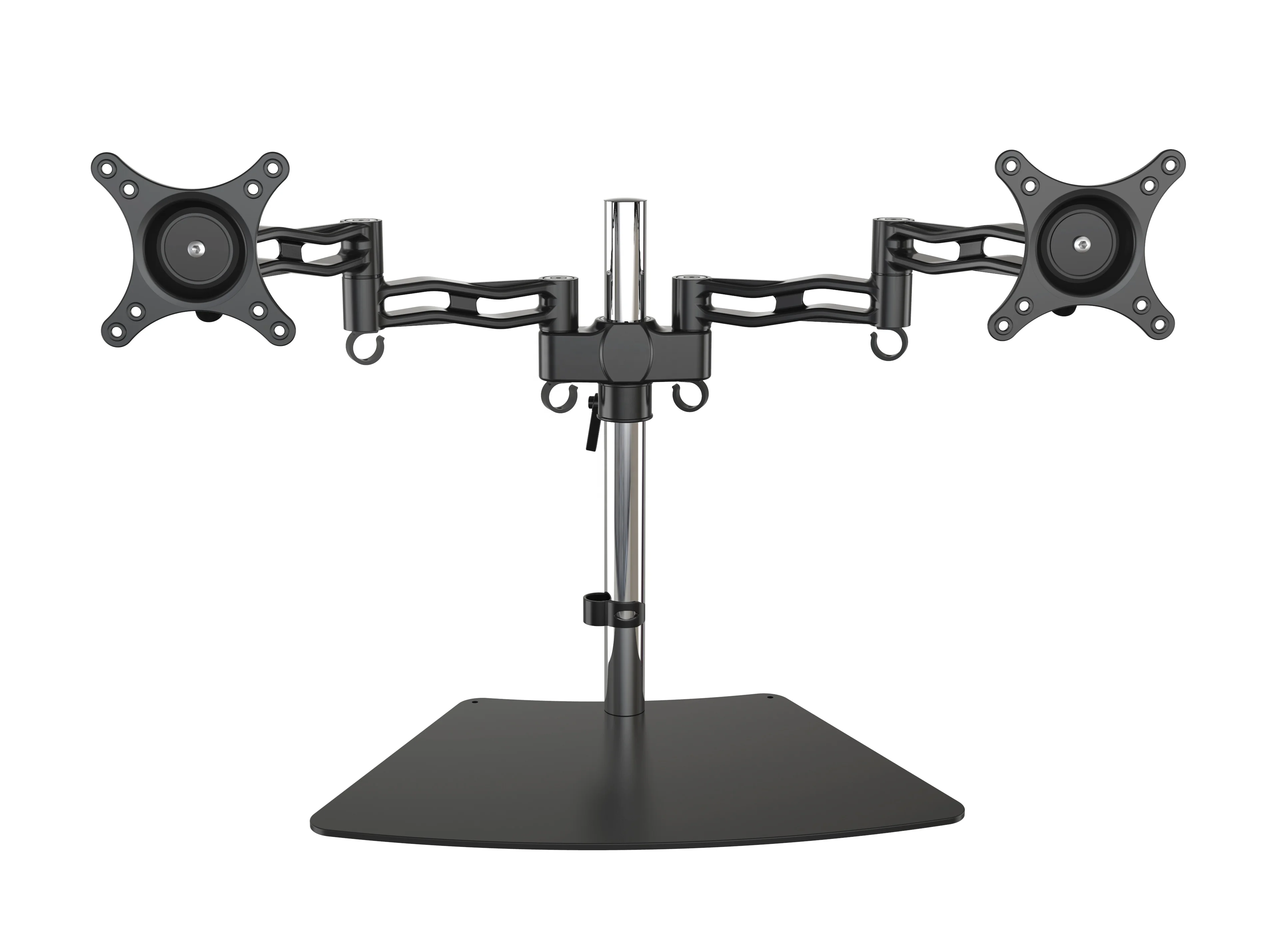 V-mounts Fully Adjustable Monitor Arm Dual Monitor Stand  With VESA Plate Locking Screw D08S