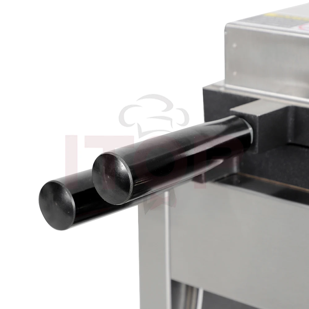 Wafelmaker電気ラウンドバブル串ワッフルスティックマシン3pcs