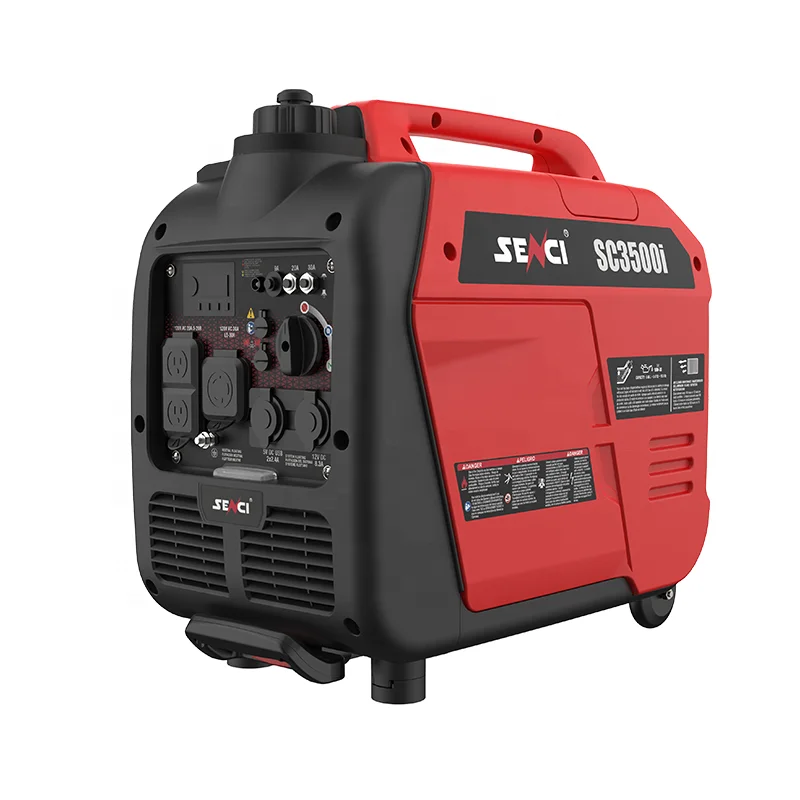 Senci Petrol Portable Inverter Generator 3000w Silent Gasoline Generator 3500 Watt Light Weight for Home Camping