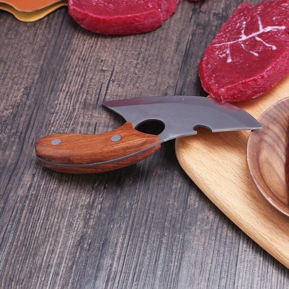 High quality Chef Knife Chinese Kitchen Knives Cut Meat Fish Vegetable Knife  4Cr13 Super Sharp Blade Rosewood Knife