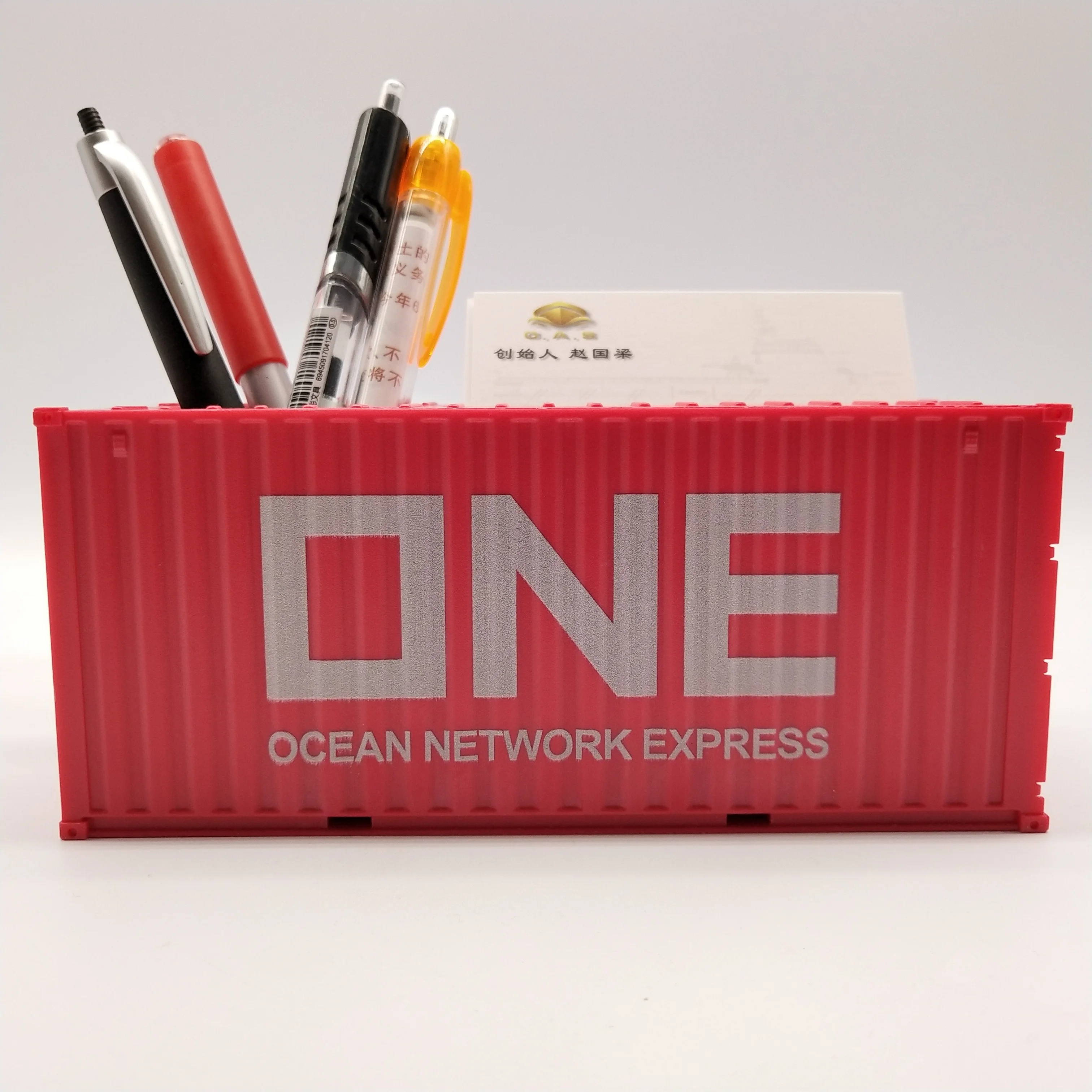 【A】ONE LINE Plastic Storage Box  Model  Scale 1:35  Shipping Container O.A.S Factory Customizable Pen Holder  Model