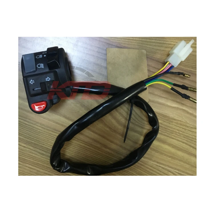 Переключатель на руль мотоцикла YD110S переключатель включения сигнала поворота фары мигалки переключатели зажигания от китайского