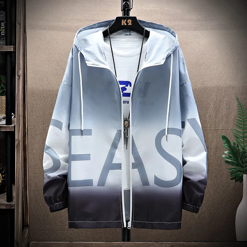 Summer Jacket Breathable Men's Gradient 
