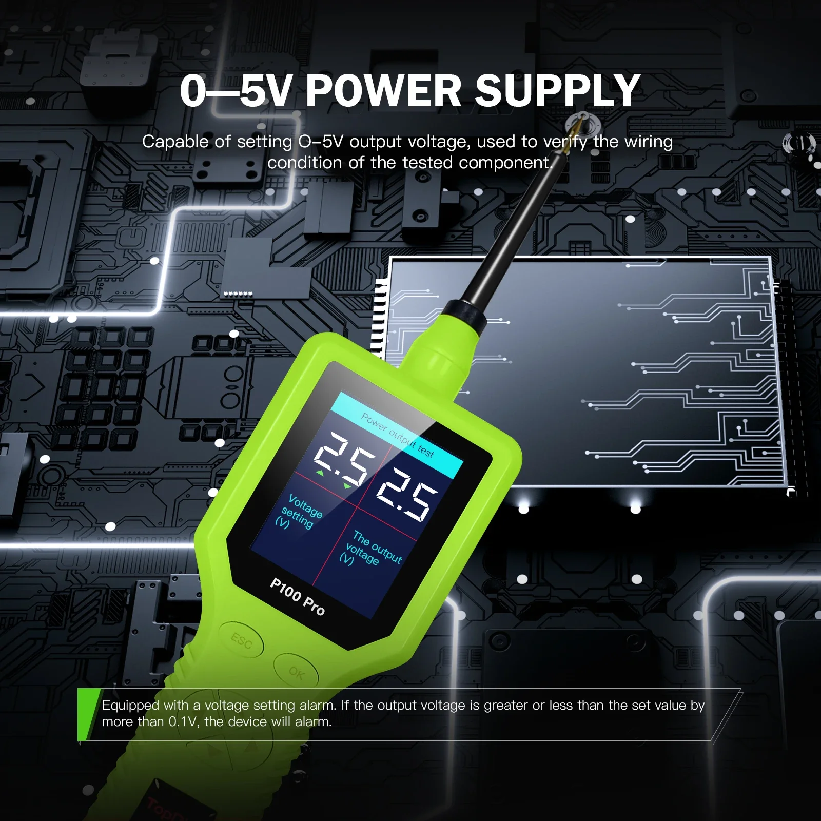 Topdiag P100 Pro Power Scan - Efficient Car Circuit Tester