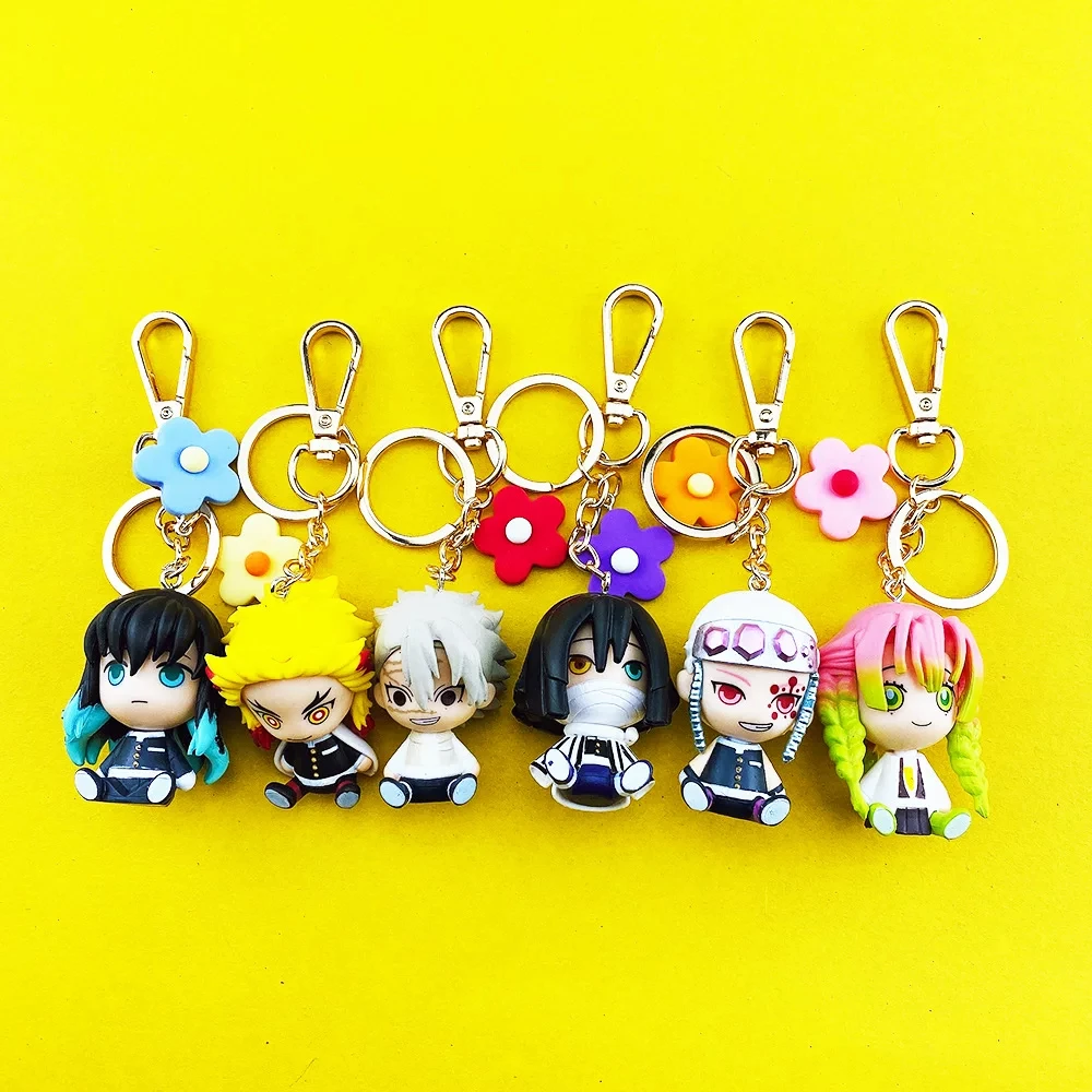 demon slayer figure keychain