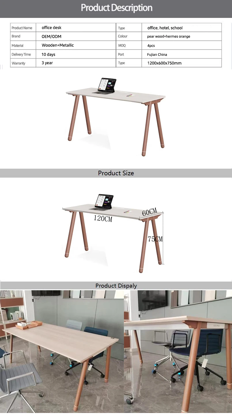 Factory directly customization sell office furniture office desk mesas