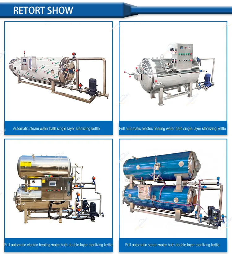 Small Retort Machine - High Pressure Food Sterilizer